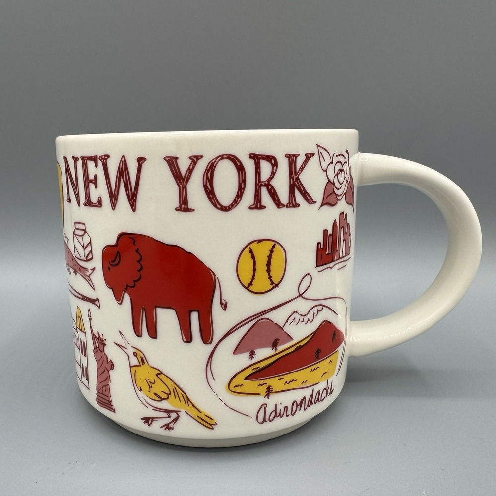 Starbucks  Red - NEW YORK CITY- Been There You Are Here Series - Coffee Mug 14oz